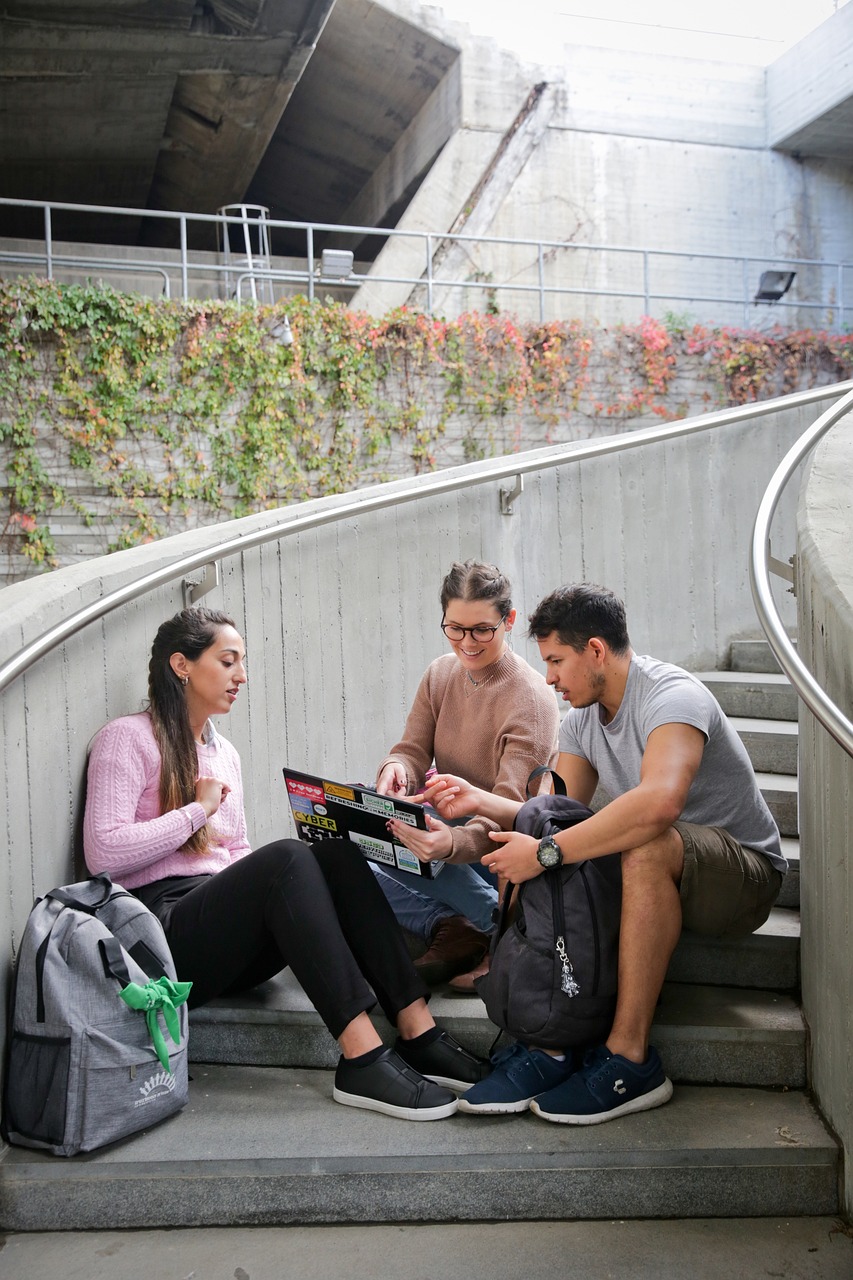 un goupe d'étudiants